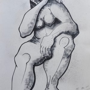 Olmos  Tekening voor zijn vriend Marcel Mazy