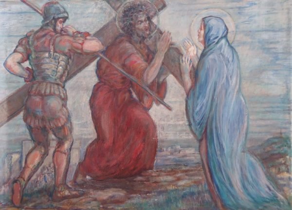Armand Paulis, Chemin de Croix de Kerkom, Etude