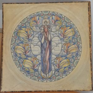 Armand Paulis, Projet, rosace de la vierge, Abbaye d’Orval