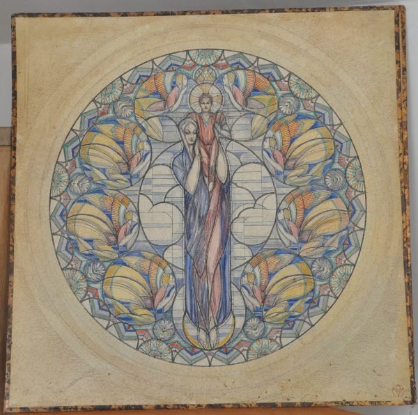 Armand Paulis, Projet, rosace de la vierge, Abbaye d’Orval