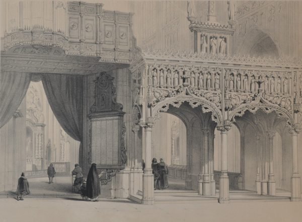 Sint-Pieterskerk, Leuven,  Orgel en doksaal