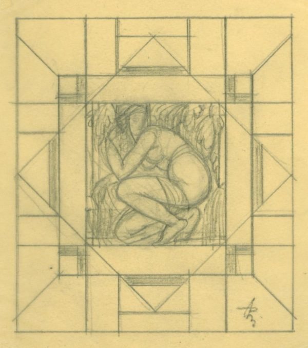 Vitraux de l’entrée et du Hall chez Me Colpart (6 pl.)