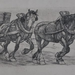 Boer met kar en paarden,  Ost?