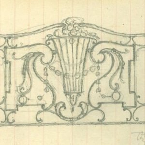 Balcons Louis XVI  pour le ferronnier Segers Castel
