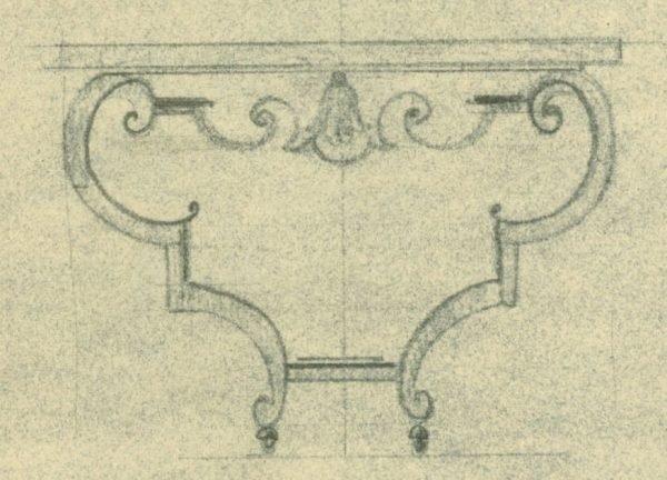 Petite console, pour Mr. Alexandre
