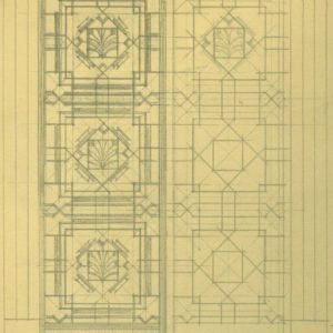 Grille d’entrée de l’office, r. Crespel arch. Ramaeckers