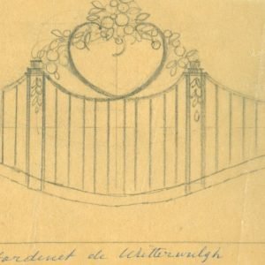 La clôture du jardinet du sculpteur Witterwulghe