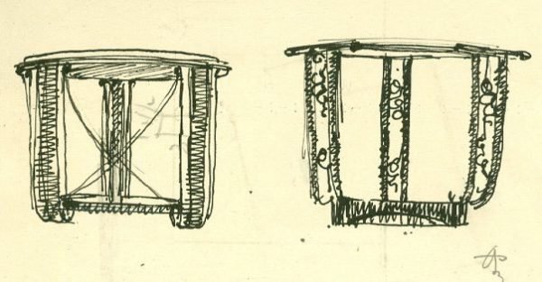 petite table à thé, style moderne pour Adlin Beka. Concours de maîtrise profes. 1er prix