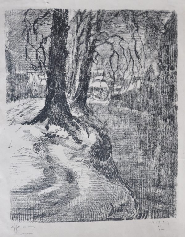 A. Hallet, Effet de neige, Louvain,