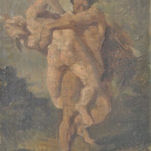 Alfred Cluysenaer, Enlèvement des Sabines,  esquisse
