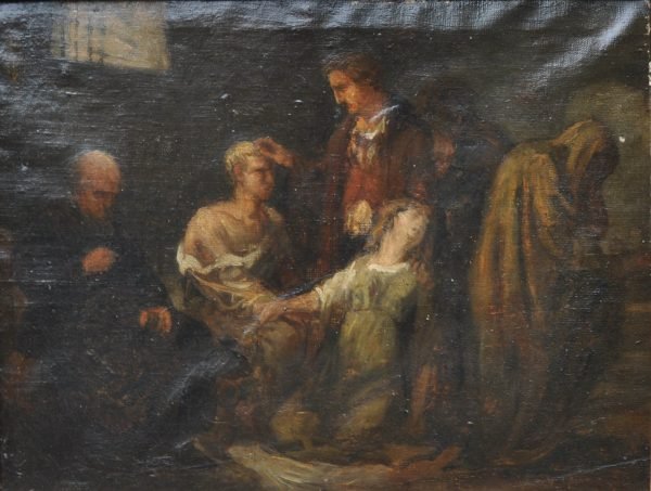 Geyers, Le condamné á mort  fondateur de l'académie des beaux arts à Louvain, 1806