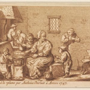 De Pannekoekenbakster, Antoon Overlaet, 1747