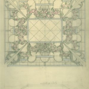 Lanterneau d’escalier chez Me Delplanque av. Jupiter à Forest