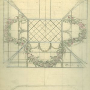 Lanterneau d’escalier chez Me Delplanque av. Jupiter à Forest