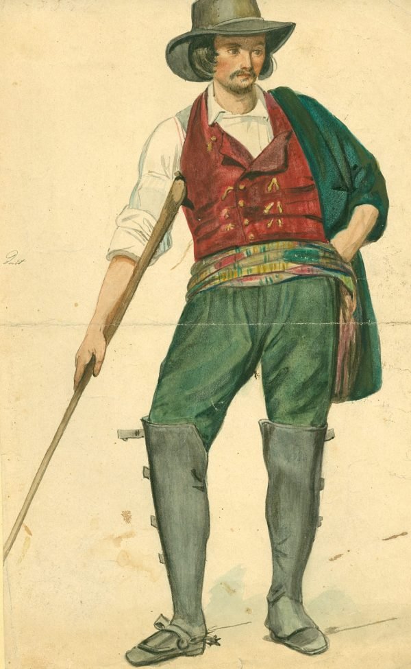 Italië, 1830,  31/19 cm.  C93