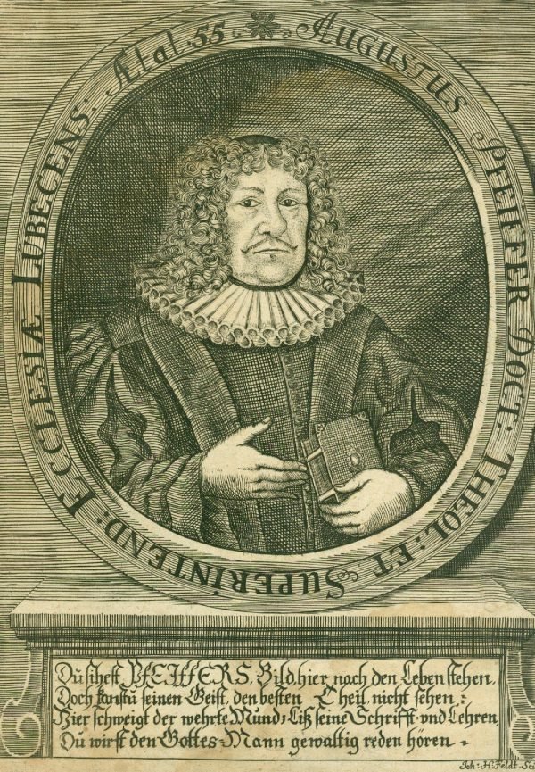 Augustus Pfeiffer,  Joh. H. Feldt sculp.