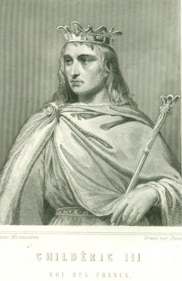 Childéric III,  Roi des Francs.  par Pannier