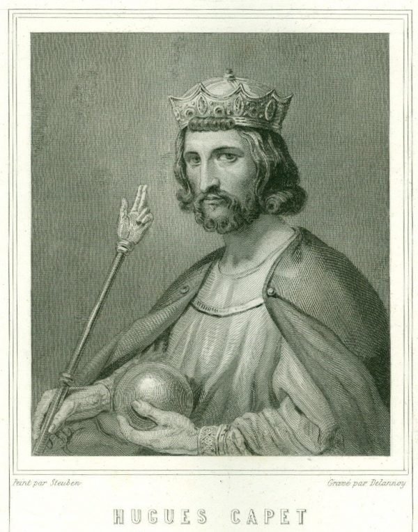 Hugues Capet,  Roi de France.  par Delannoy