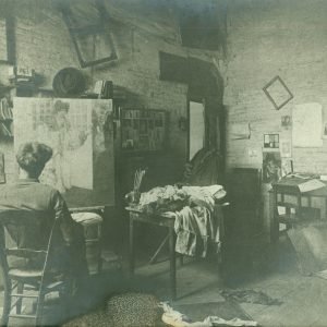 Atelier van Henri Thomas,  archief-foto