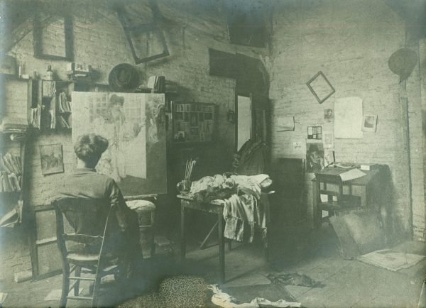 Atelier van Henri Thomas,  archief-foto