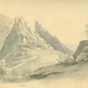 Les 3 chateaux de, Ribeauville, St. Ulric, Girsperg,  27/19 cm.
