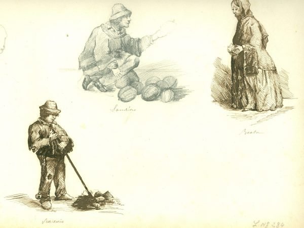 Italië,  L. nr. 284  33,5/25,5 cm.