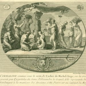 Cornaline,  B. Picart sculpsit 1709