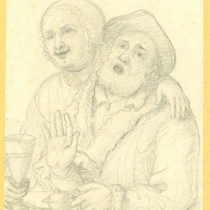 Les Epoux joyeux,  20/16 cm.