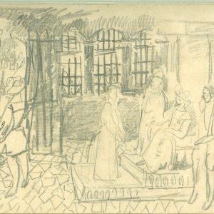 HDB,  Henri De Brakeleer,  schets