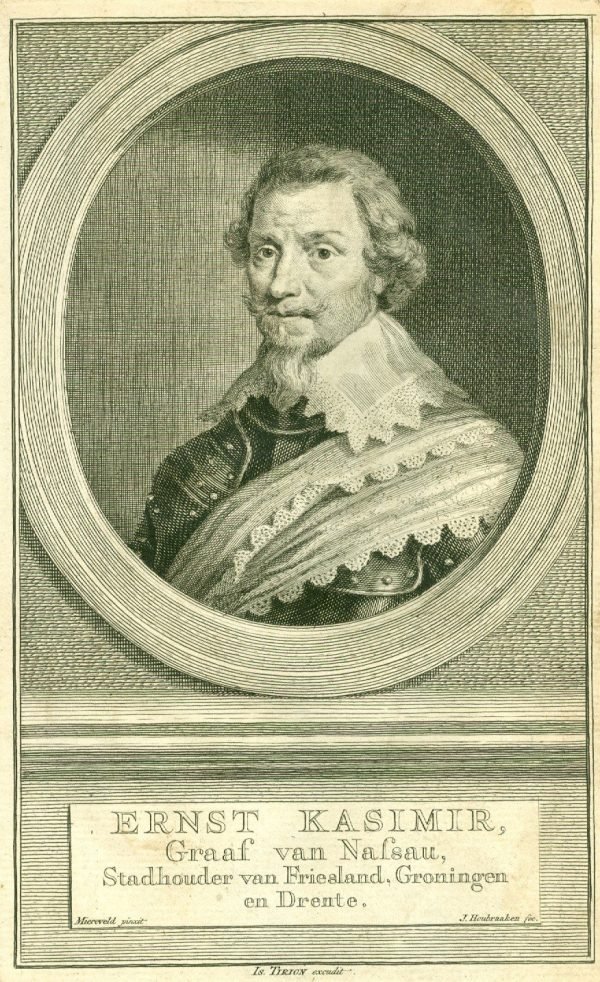 Ernst Kasimir,  Graaf van Nassau,  Is. Tirion excudit