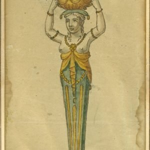 Cariatide,  21/12 cm.
