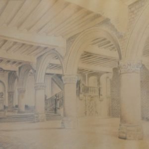 G. Bormann, Salle des pas perdus, Louvain 15 mai 1916