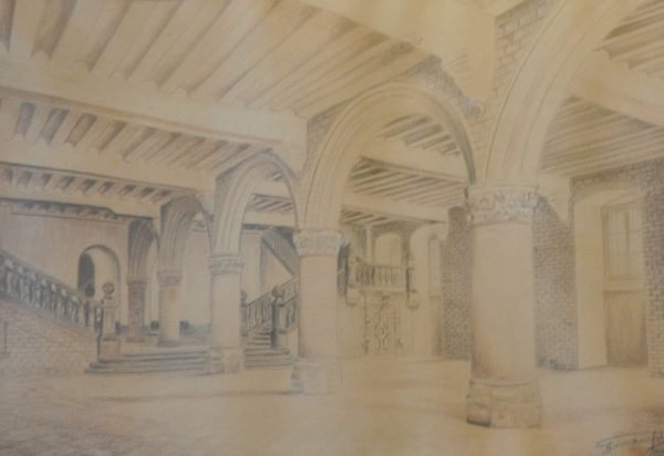 G. Bormann, Salle des pas perdus, Louvain 15 mai 1916