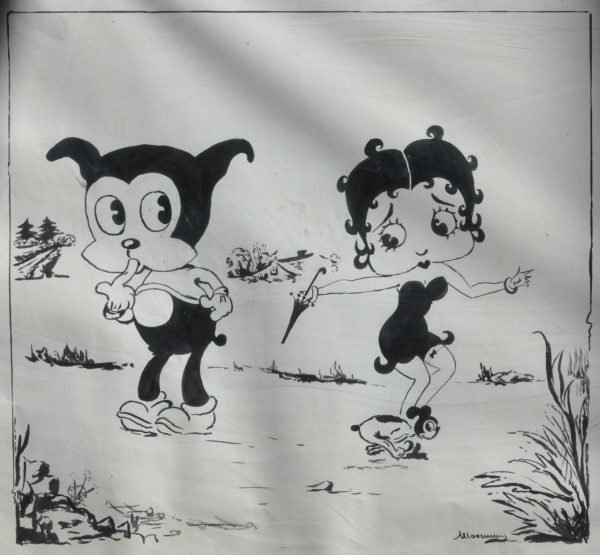 Betty Boop,  61/56 cm.