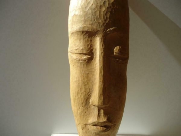 ADOLPHE DAENEN 1921-20012 Liège prachtig houten hoofd 54cm