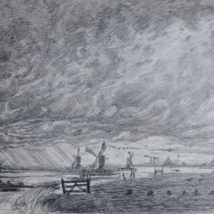 Tekeningen ontwerpen voor gravures uit zijn Hollandse periode
