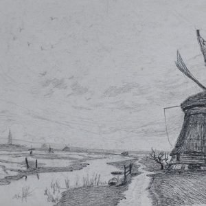 Tekeningen ontwerpen voor gravures uit zijn Hollandse periode