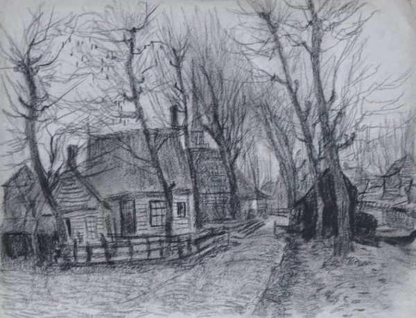 Tekeningen ontwerpen voor gravures uit zijn Hollandse periode