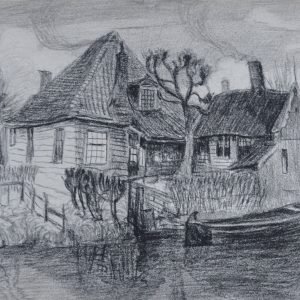 Tekeningen ontwerpen voor gravures uit zijn Hollandse periode