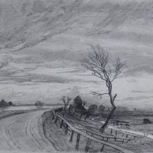 Tekeningen ontwerpen voor gravures uit zijn Hollandse periode