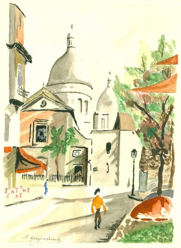 R. Ghijsberch,  Pariss, Montmartre, Place du Tertre