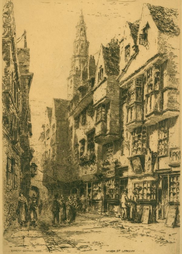 Ernest George 1882,   Wych St. London