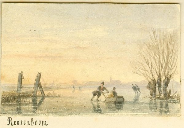 Miniatuur,   Roosenboom  7,5/4,5 cm