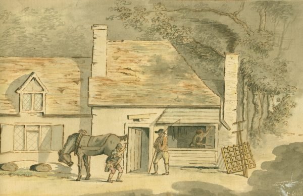 De hoefsmid,   C.S.  31,5/20 cm.