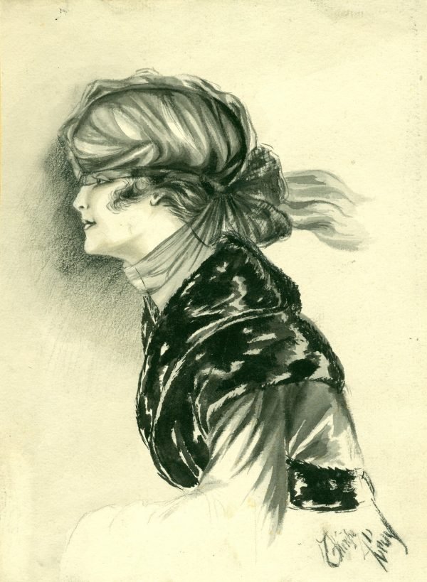 Thérèse,   tunique  au satin blanc,  16,5/23 cm.