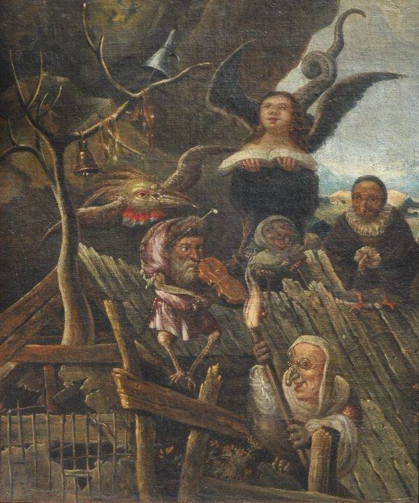 17de eeuw, in de trant van Bosch