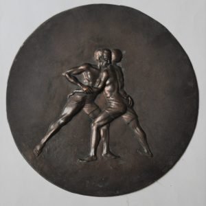 Worstelaars, matrix voor medaille