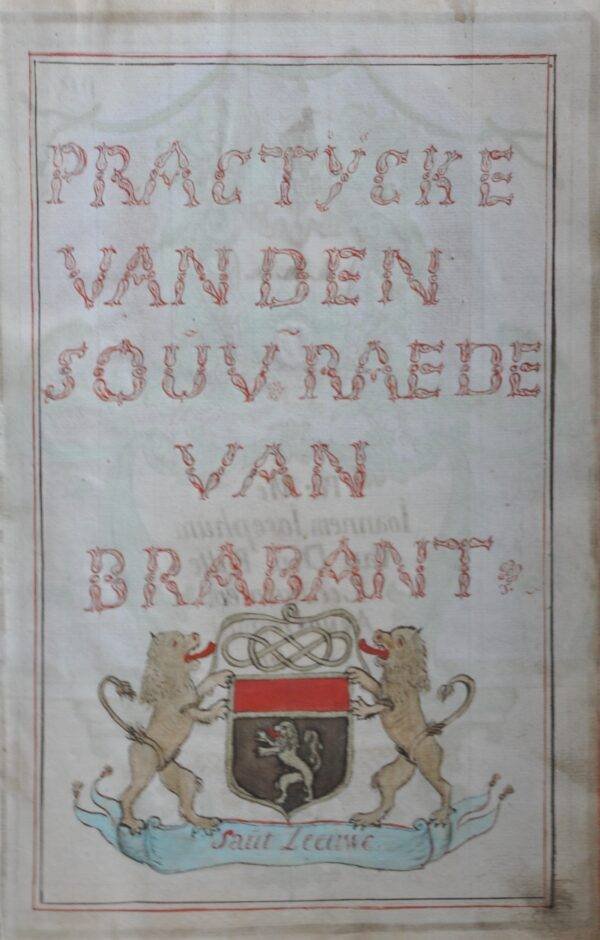 Zoutleeuw, Practijcke Van den Souvereynen Rade van Brabant, 1756 - Image 3