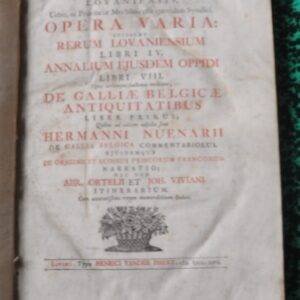 Petri Divaei Lovaniensis, Opera Varia, Rerum Lovaniensium, 1757