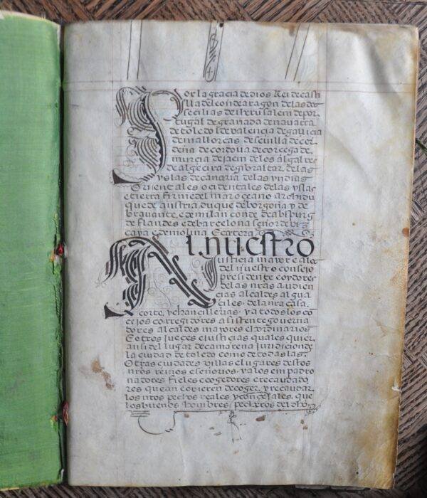 Don Philippe por la gracia de Dios: Oorkonde voor Chrisobal en Juan Pizarro, burgers van Jaen, 1550 - Image 2